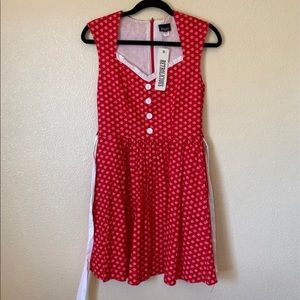 Vintage style lady bug dress